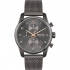 Montre chronomètre homme boss acier gris