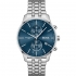 Montre homme boss acier argenté cadran bleu