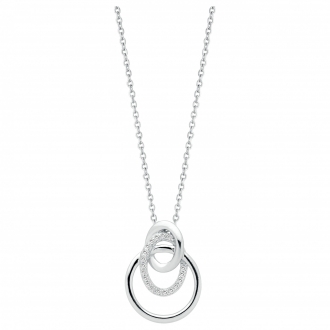 Collier femme Phebus argent 925/000 pendantif cercle