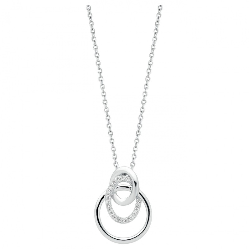 Collier femme Phebus argent 925/000 pendantif cercle