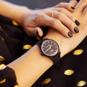 Montre Solar Power Black rose-Gold Ice-Watch Small Montre Solar Power Black rose-Gold Ice-Watch Small