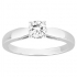 Bague argent femme phebus solitaire