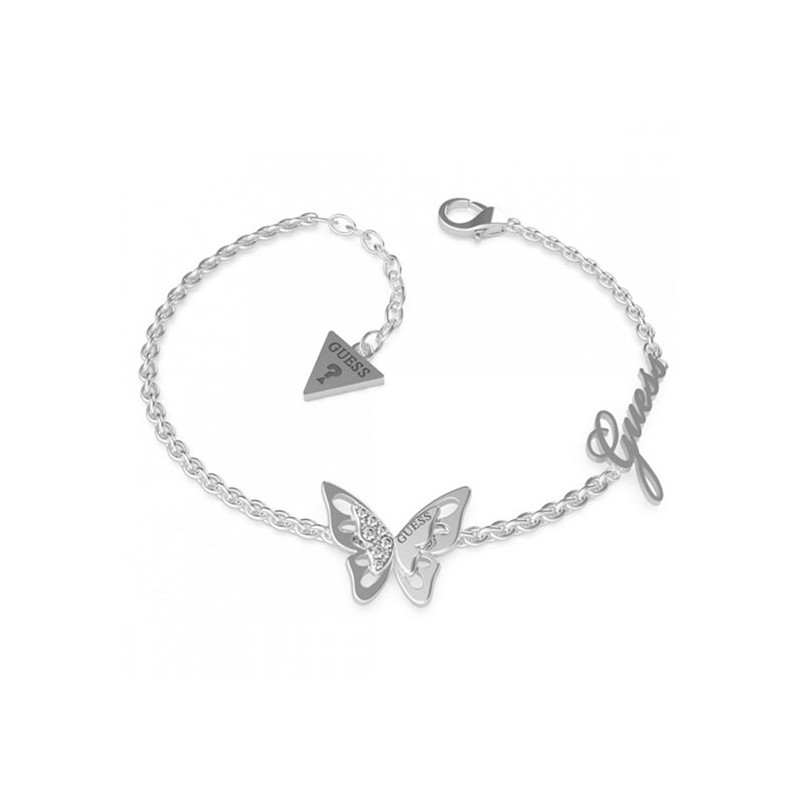 Bracelet Guess "fly away" acier rhodié 