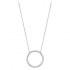 Collier argent Charles Garnier motif cercle 