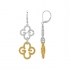 Boucles d'oreilles dormeuses en argent CHARLES GARNIER