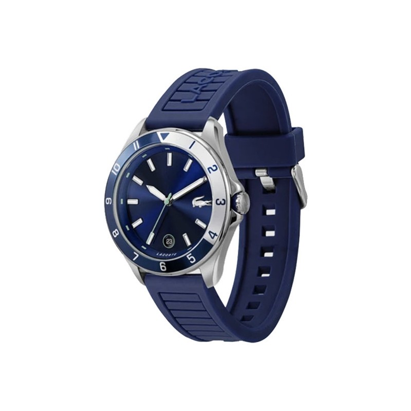 Montre Homme Lacoste Tiebreaker silicone bleu profond