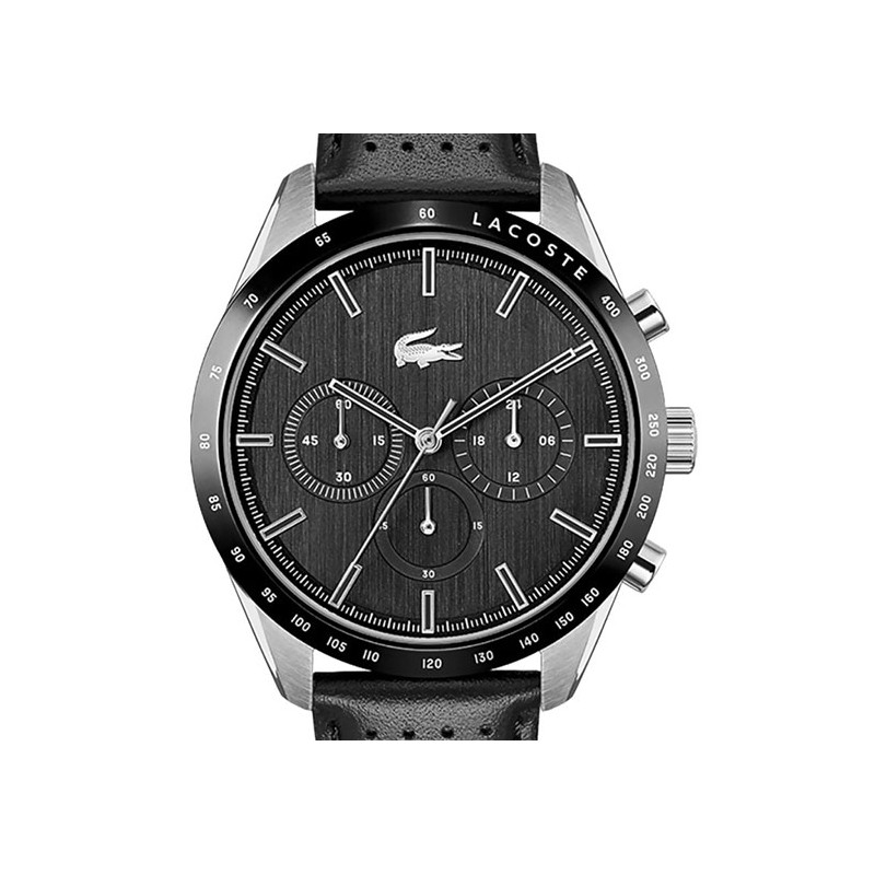 Montre Homme Lacoste Boston en cuir noir