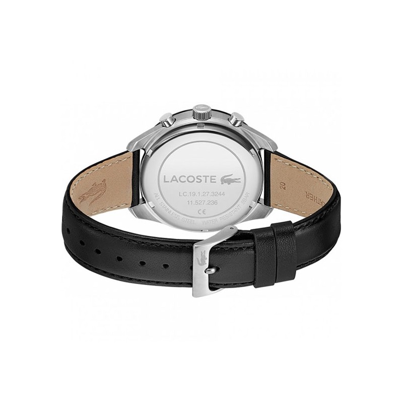 Montre Homme Lacoste Boston en cuir noir