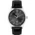 Montre homme boss acier bracelet cuir noir