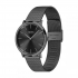 Montre homme boss acier noir bracelet milanais