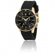 Montre Homme Sfida Maserati noire et dor e