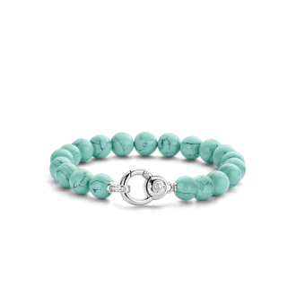 Bracelet argent perle turquoise