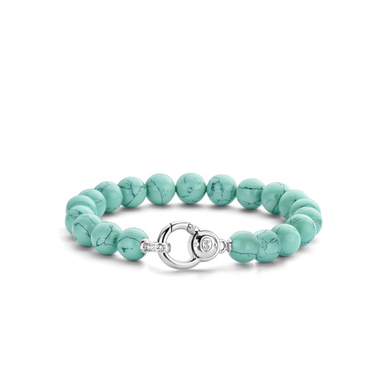 Bracelet argent perle turquoise