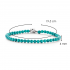 Bracelet argent perle turquoise