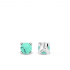 boucles d'oreilles argent et perle turquoise