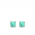 boucles d'oreilles argent et perle turquoise