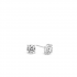 boucles d'oreilles argent et oxydes de zirconium