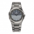 Montre Paul Edward en acier gris et cadran bicolore