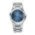 Montre homme Paul Edward acier argenté cadran bleu