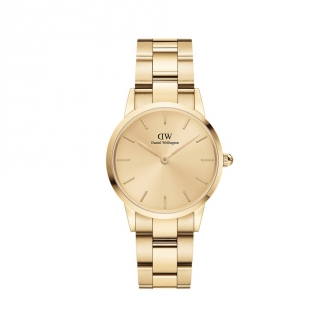 montre femme acier doré Daniel Wellington