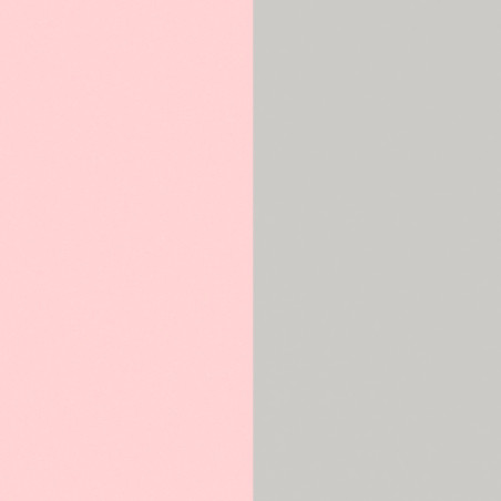 Vinyles simili pour boucles d'oreilles Les Georgettes 16mm rose clair/ Gris clair.