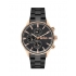 Montre Lee Cooper homme acier doré et bracelet noir 