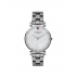 Montre Lee Cooper femme bracelet argenté cadran blanc