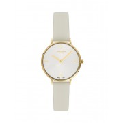 Montre femme Lee Cooper acier doré bracelet cuir gris Montre femme Lee Cooper acier doré bracelet cuir gris