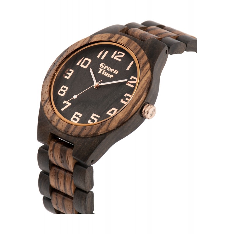 MONTRE GREEN TIME EN BOIS 