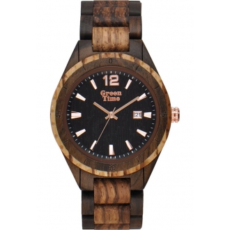 MONTRE GREEN TIME EN BOIS 