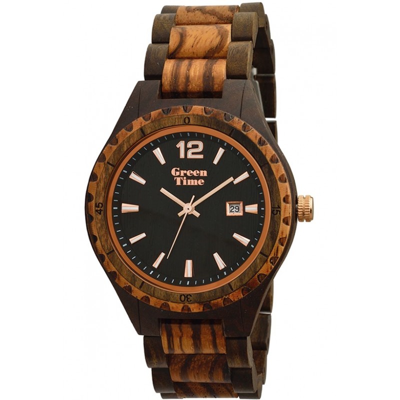 MONTRE GREEN TIME EN BOIS 