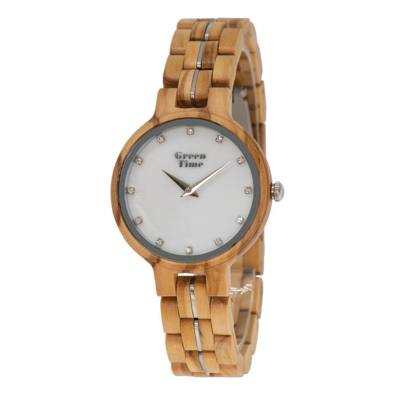 MONTRE GREEN TIME EN BOIS 