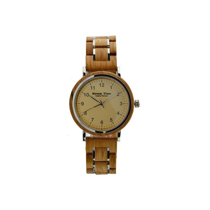 MONTRE GREEN TIME EN BOIS 