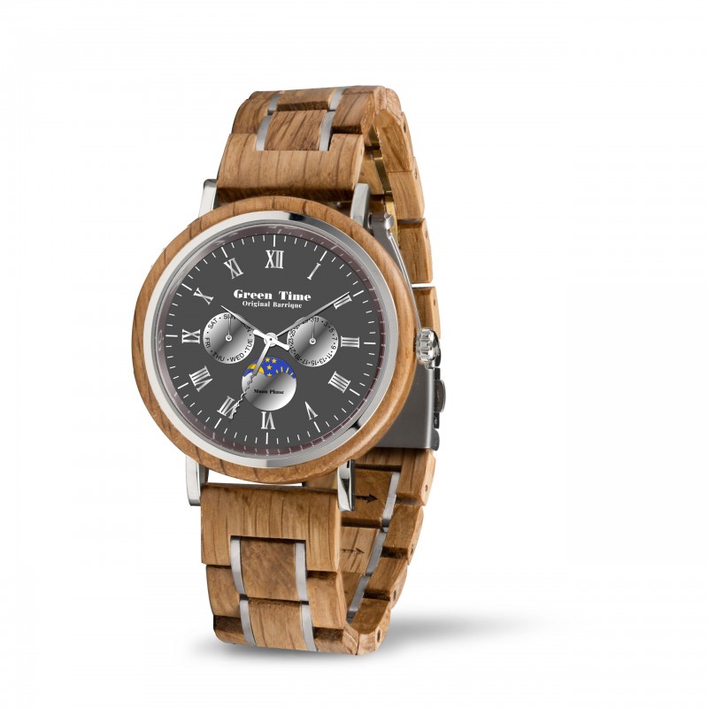 MONTRE GREEN TIME EN BOIS 