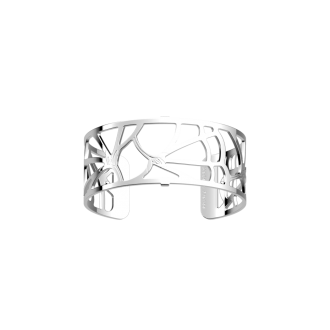 Manchette couleur argent Fleurs du Nil 14 mm