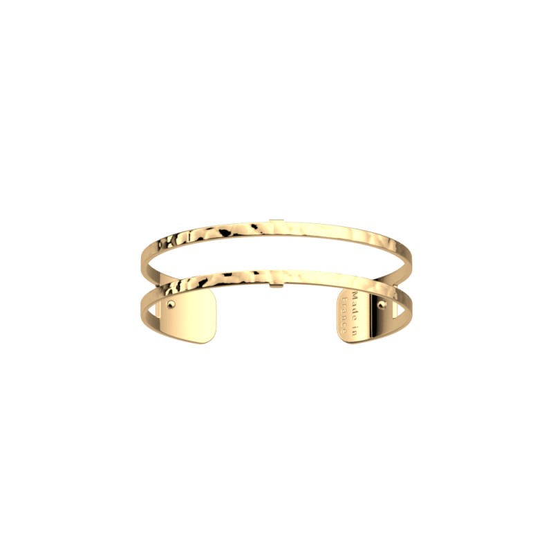 Manchette Pure Martelée 14 mm dorée