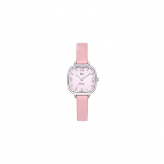 MONTRE GO cuir rose