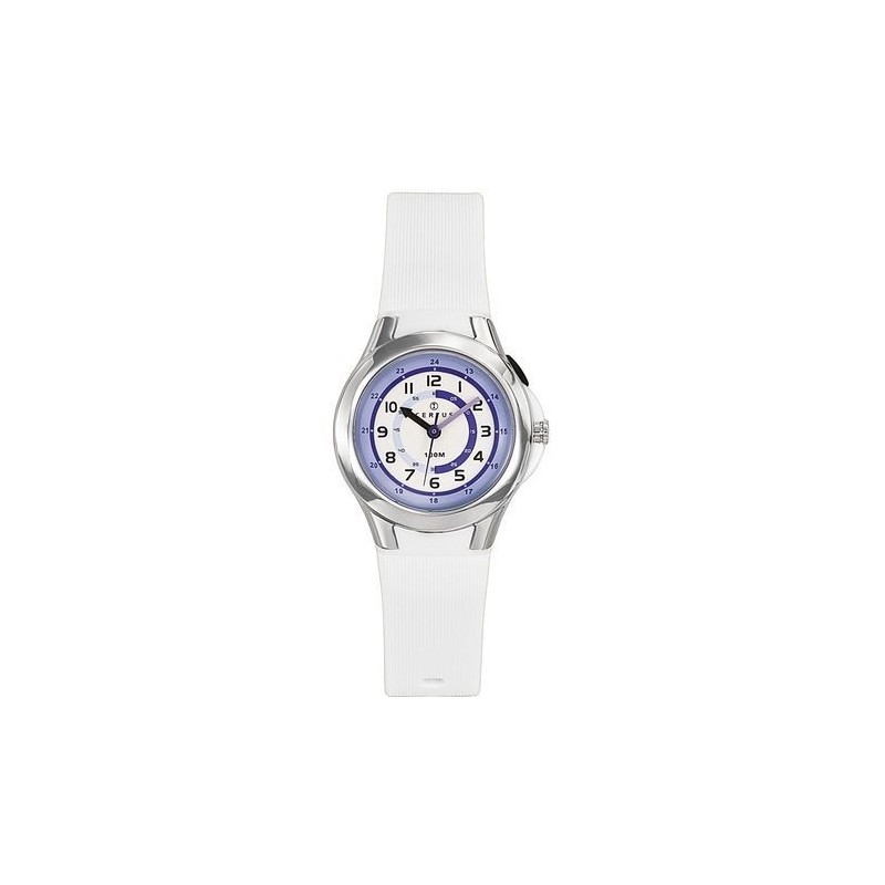 Montre Certus enfant bracelet en silicone blanc