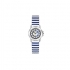 Montre Certus enfant bracelet cuir blanc et bleu