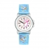 Montre Certus fille bracelet cuir bleu ciel 