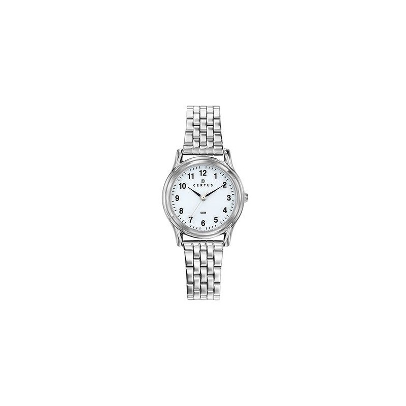 Montre femme Certus acier argenté bracelet métal