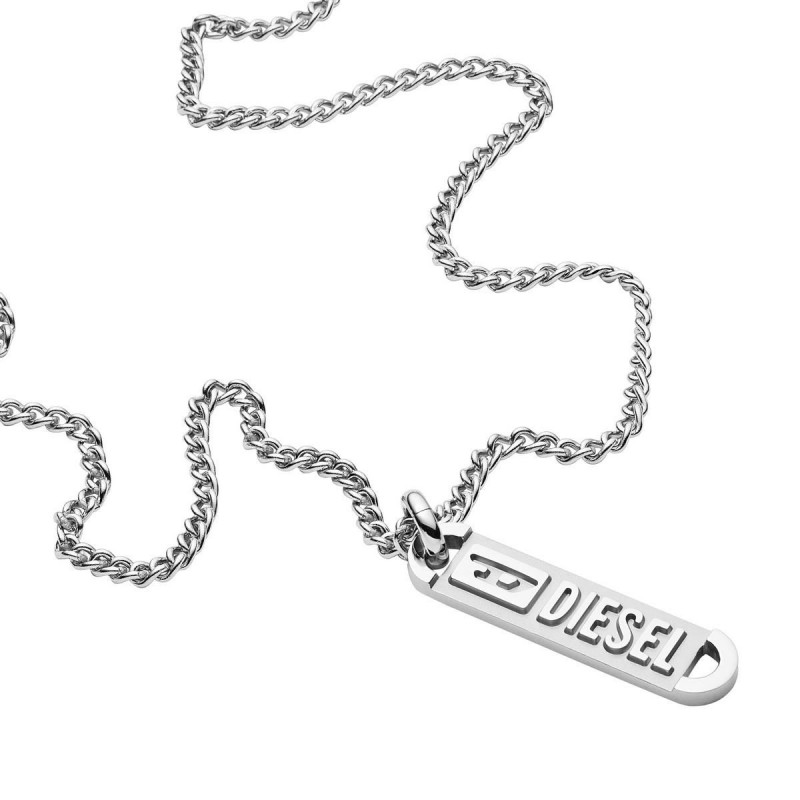 Collier acier pendentif Diesel