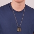 Collier acier double Dogtags Diesel