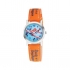 Montre Disney enfant bracelet cuir orange