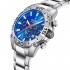 Montre homme Festina acier argenté cadran bleu