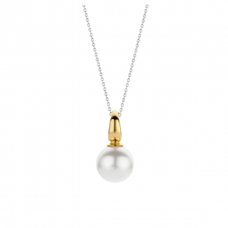 collier en argent doré