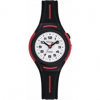 Montre enfant sport rouge et noire