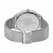 Montre Homme Lacoste Héritage bleue maille milanaise grise Montre Homme Lacoste Héritage bleue maille milanaise grise