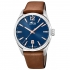 Montre Homme Lotus en cuir marron 