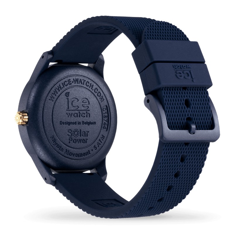 Montre Solar Power navy gold Ice-Watch Medium